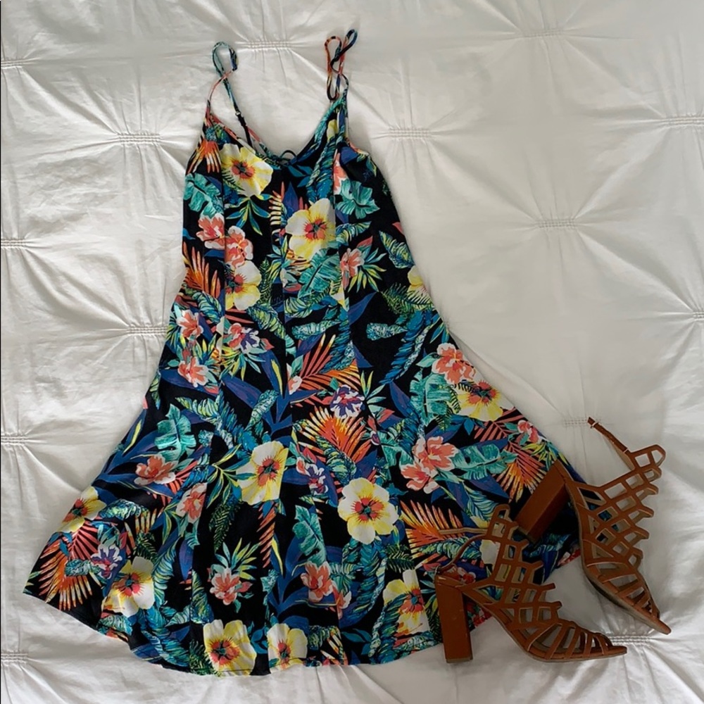 DECREE FLORAL COLORFUL DRESS